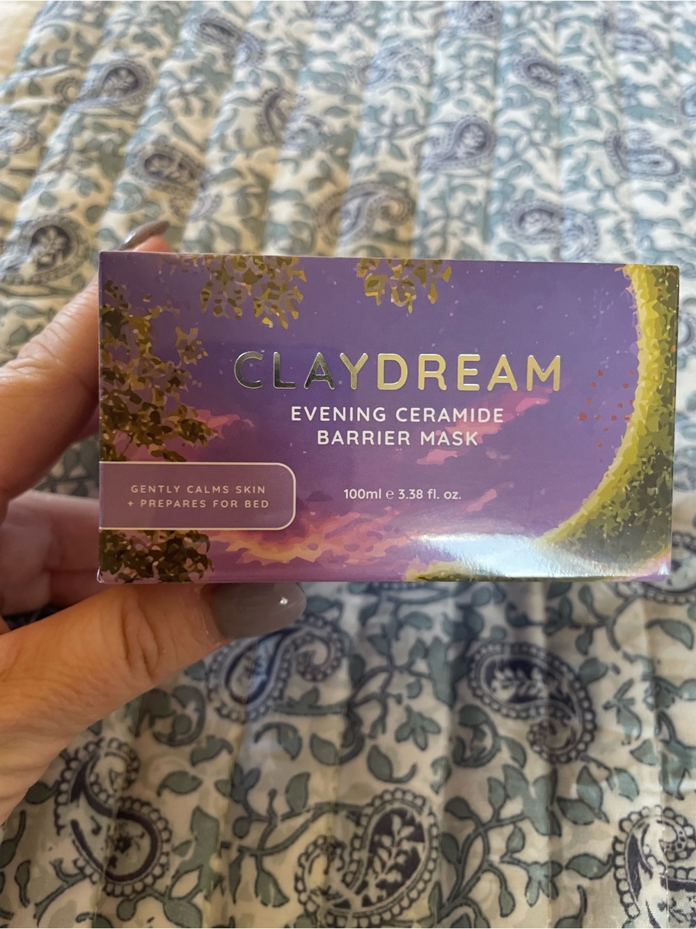 CLAYDREAM Evening Ceramide Barrier Mask — Purple